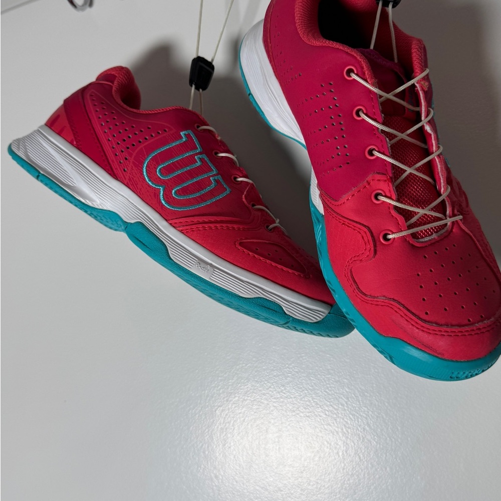 Wilson Vivid Pink Youth Court Tennis Shoes. Pickle or tennis.